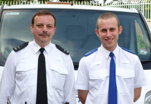 Belper Police - PC Barry Bacon and PCSO Steven Slater